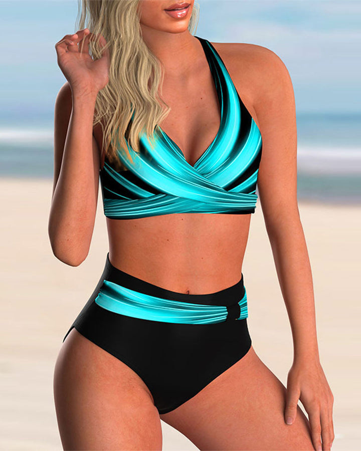 Liliana - Bikini set sa preklopom i printom