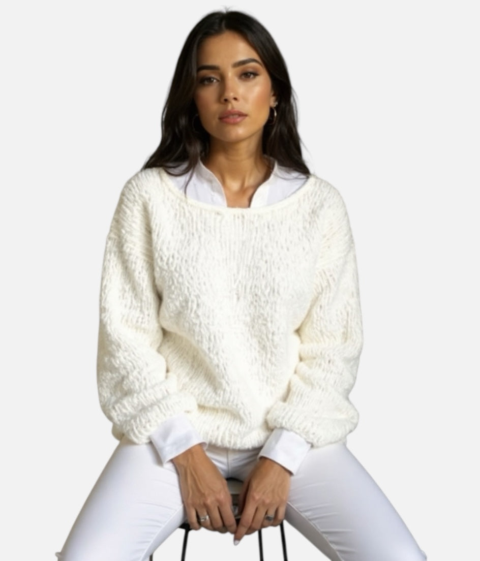 Alvina - Ženski Oversize Pleteni