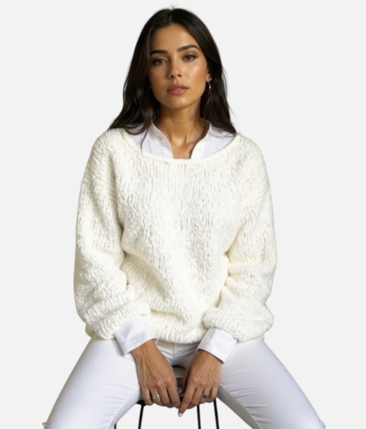 Alvina - Ženski Oversize Pleteni