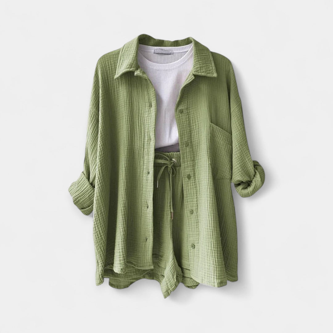 Dvodijelni Letnji Set Top - Šorts