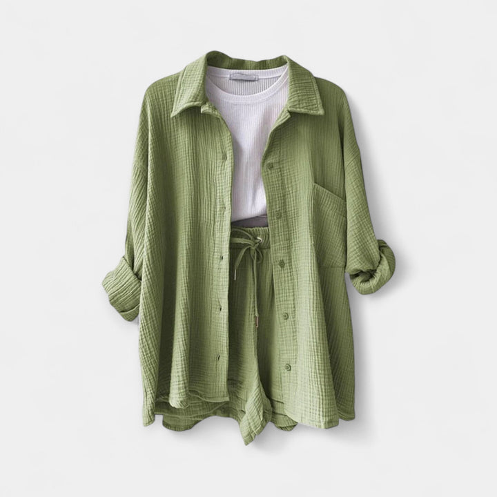 Dvodijelni Letnji Set Top - Šorts