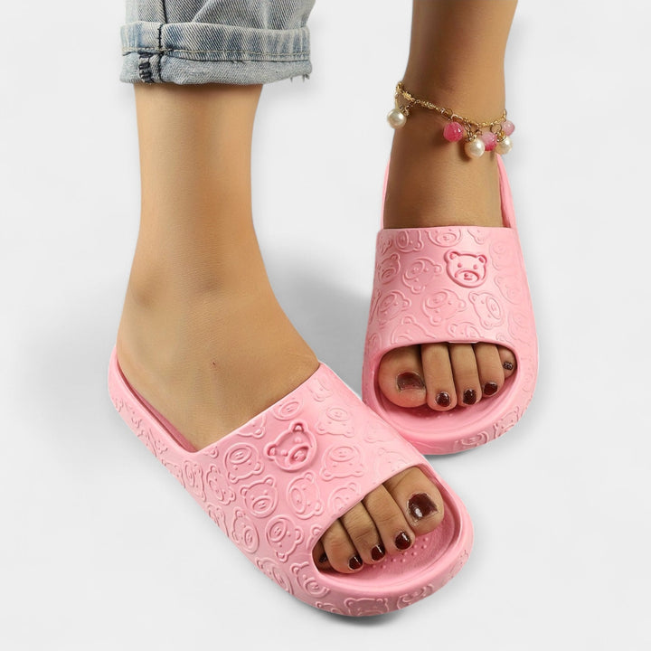 Papučice sa dizajnom medvedića