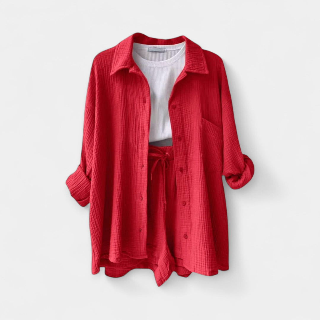 Dvodijelni Letnji Set Top - Šorts