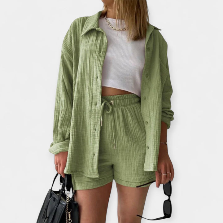 Dvodijelni Letnji Set Top - Šorts