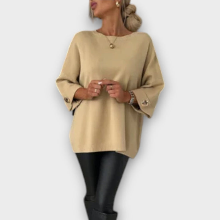 Isabela - Elegantna Pletena Bluza