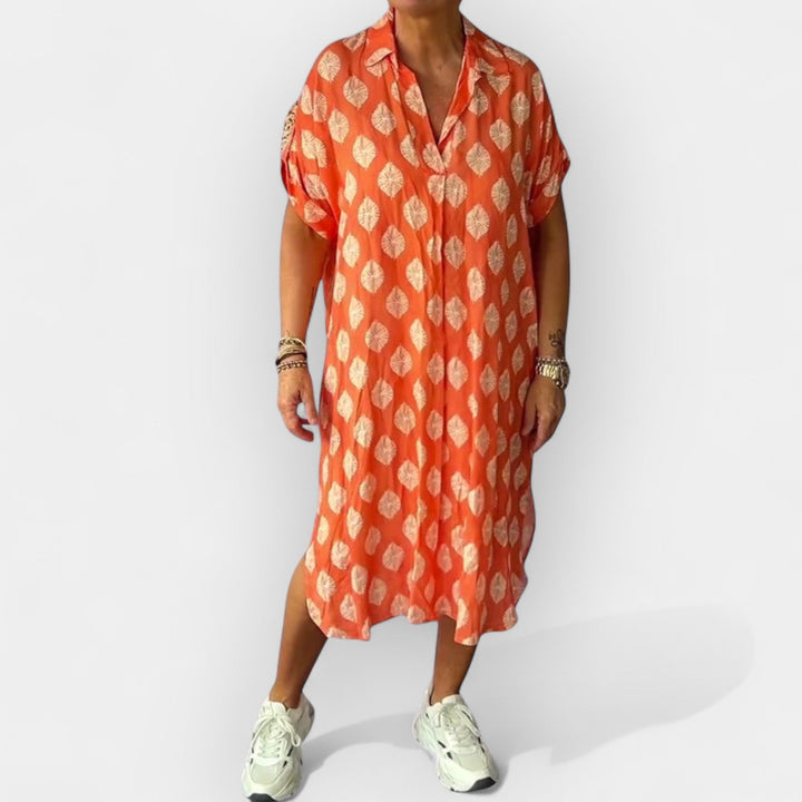 Letnje haljine sa V izrezom i laganom siluetom