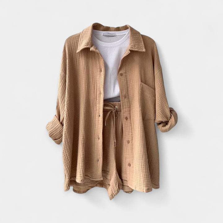 Dvodijelni Letnji Set Top - Šorts