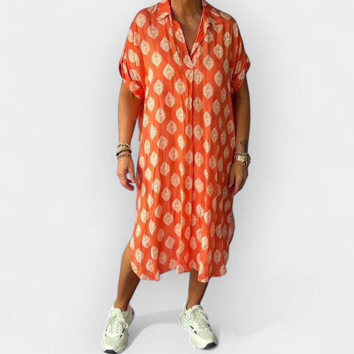 Letnje haljine sa V izrezom i laganom siluetom