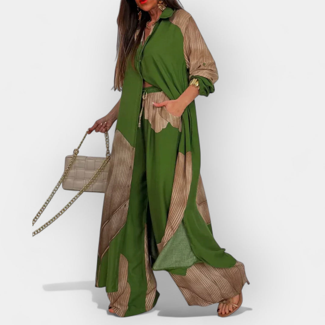 Комплект Блуза И Панталоне