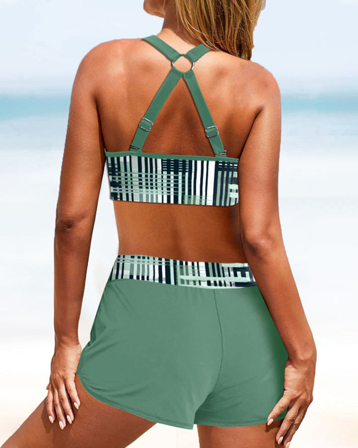Janette - Visokotalasasti Ripp-Bikini