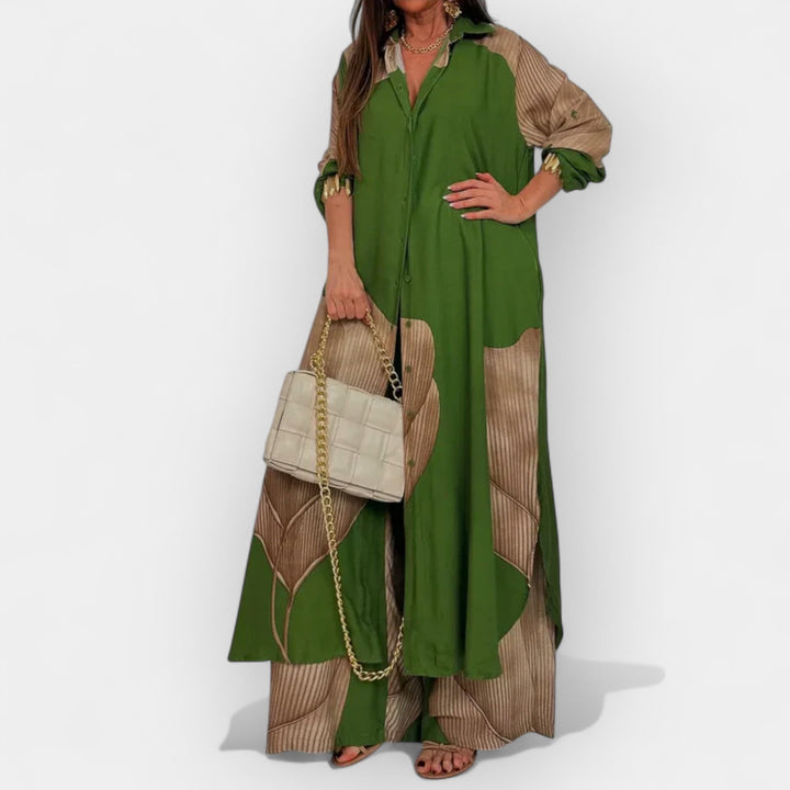 Комплект Блуза И Панталоне