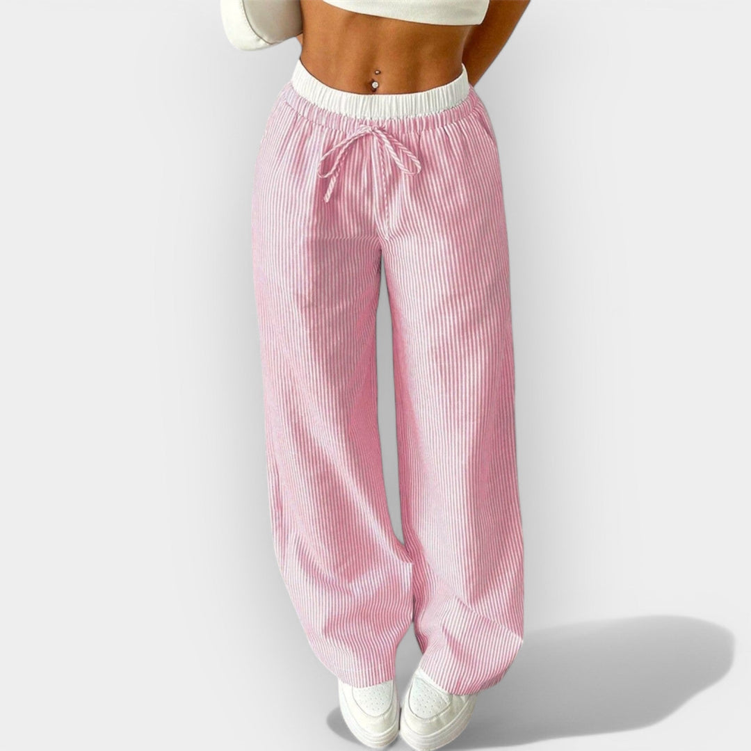 Широке Панталоне са Рибама