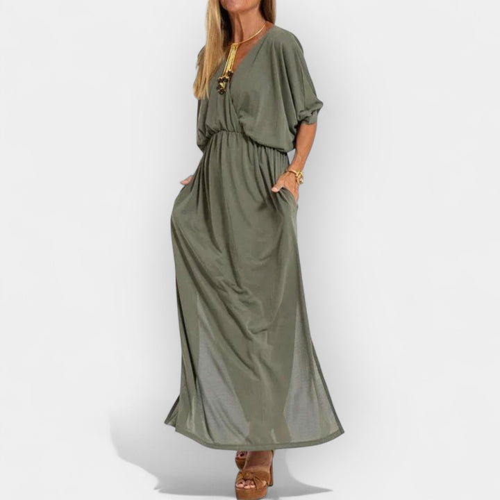 Dugo Haljina sa Retro Stilom