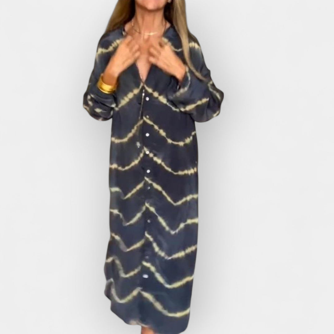 Boemska Duga Haljina sa Prugama