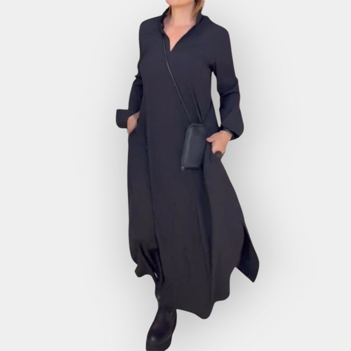 Haljina sa Širokom Linijom