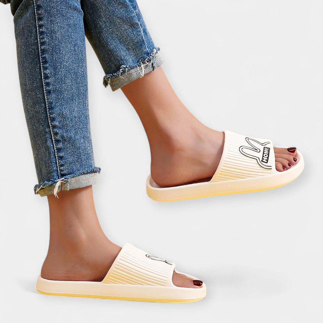 Ženske Papuče sa Crtanjem i Otvorenim Prstima