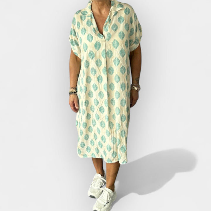 Letnje haljine sa V izrezom i laganom siluetom