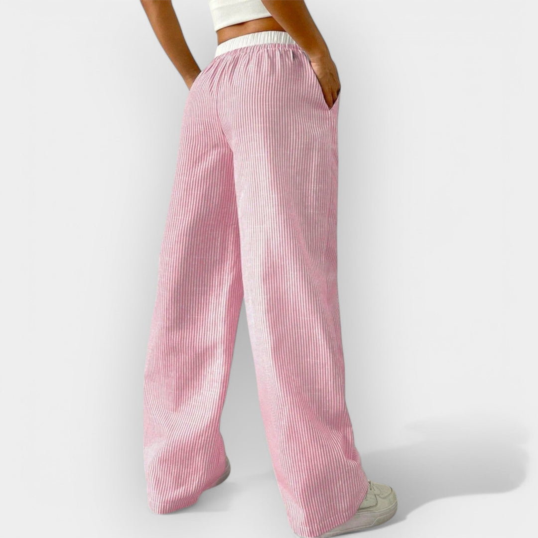 Широке Панталоне са Рибама