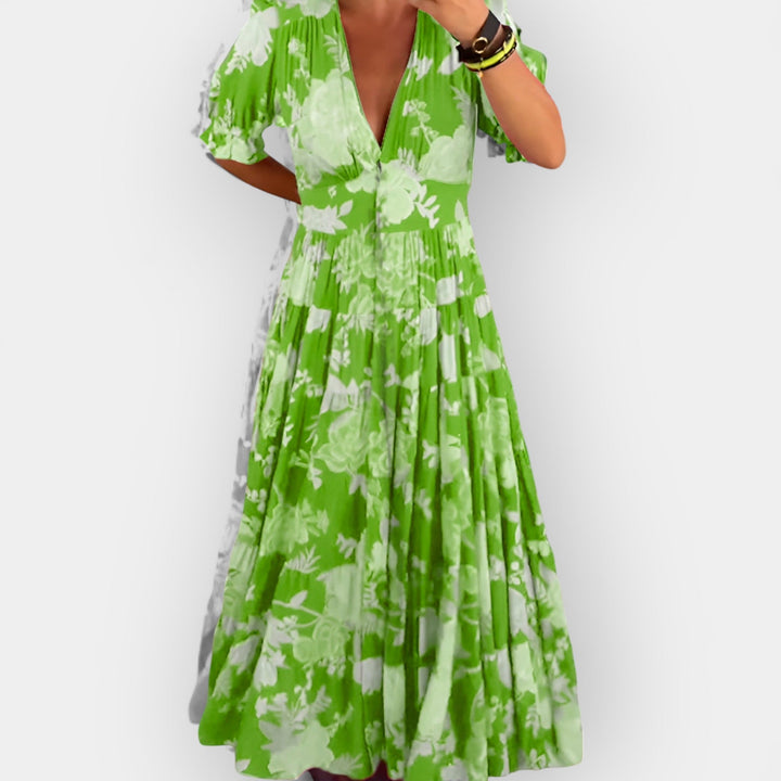 Lagana Cvjetna Haljina sa Džepovima