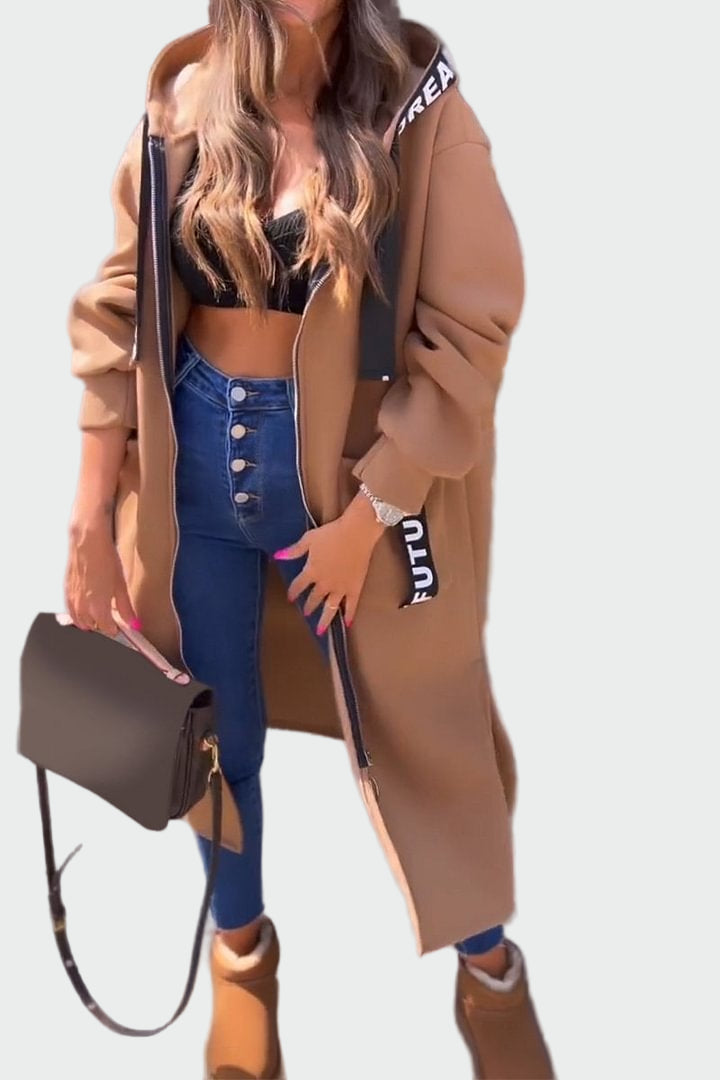 Valeria - Dugački kaput sa kapuljačom