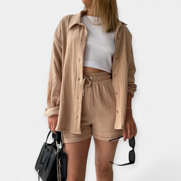 Dvodijelni Letnji Set Top - Šorts