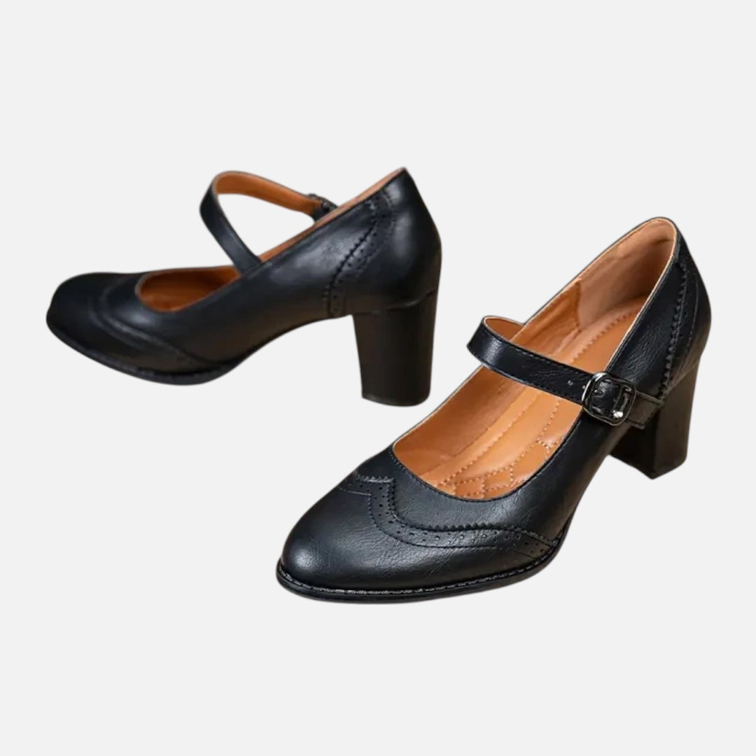 Aida - Cipele sa potpeticom i izgledom kože