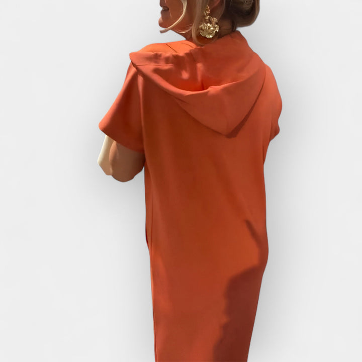 Džemper Haljina sa Kapuljačom