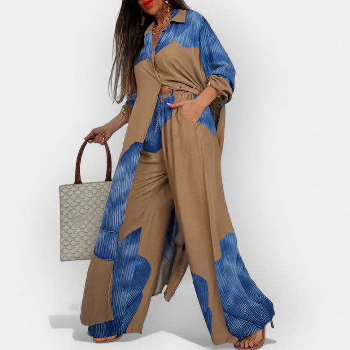 Комплект Блуза И Панталоне