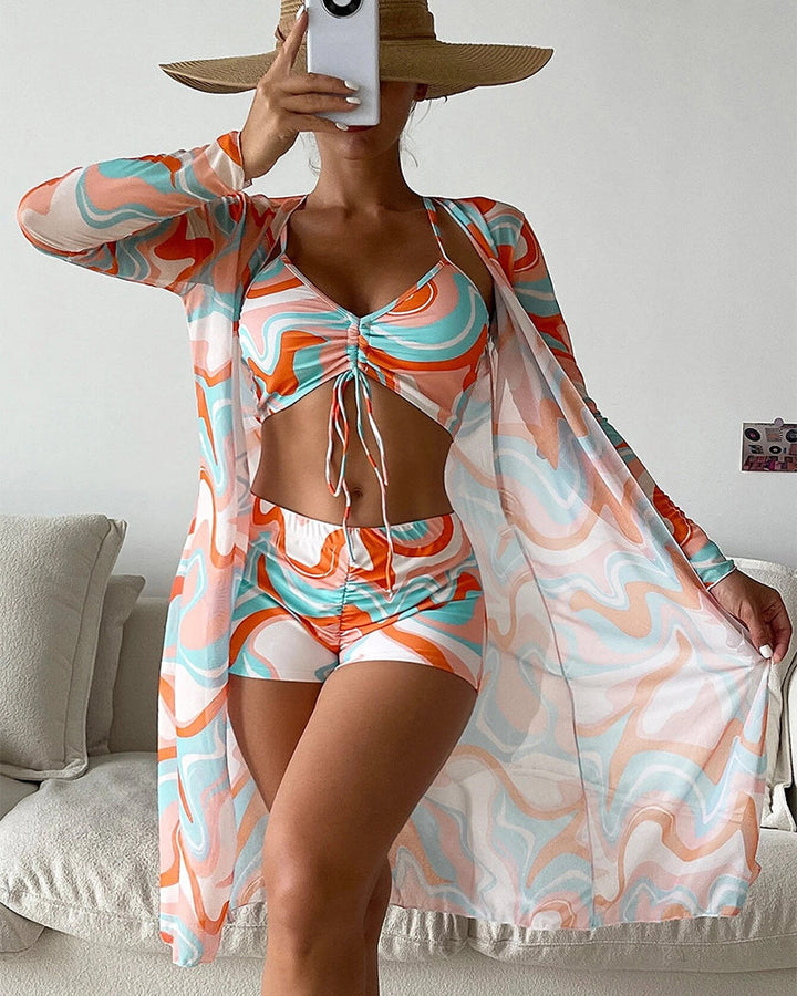 Laluna - 3-deljni bikini set sa printom