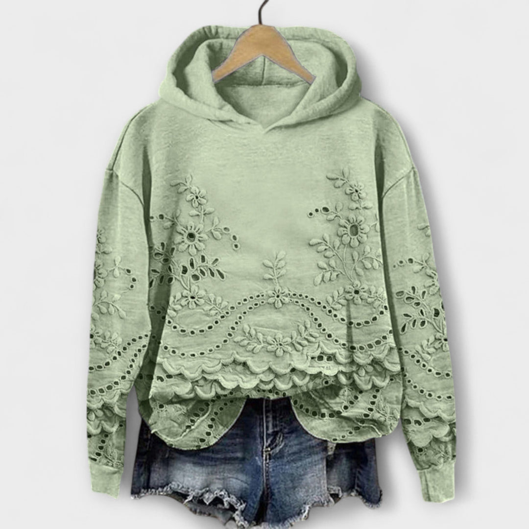 Grace – Vintage Hoodie sa cvetnim dezenom