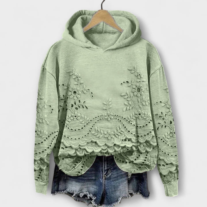 Grace – Vintage Hoodie sa cvetnim dezenom
