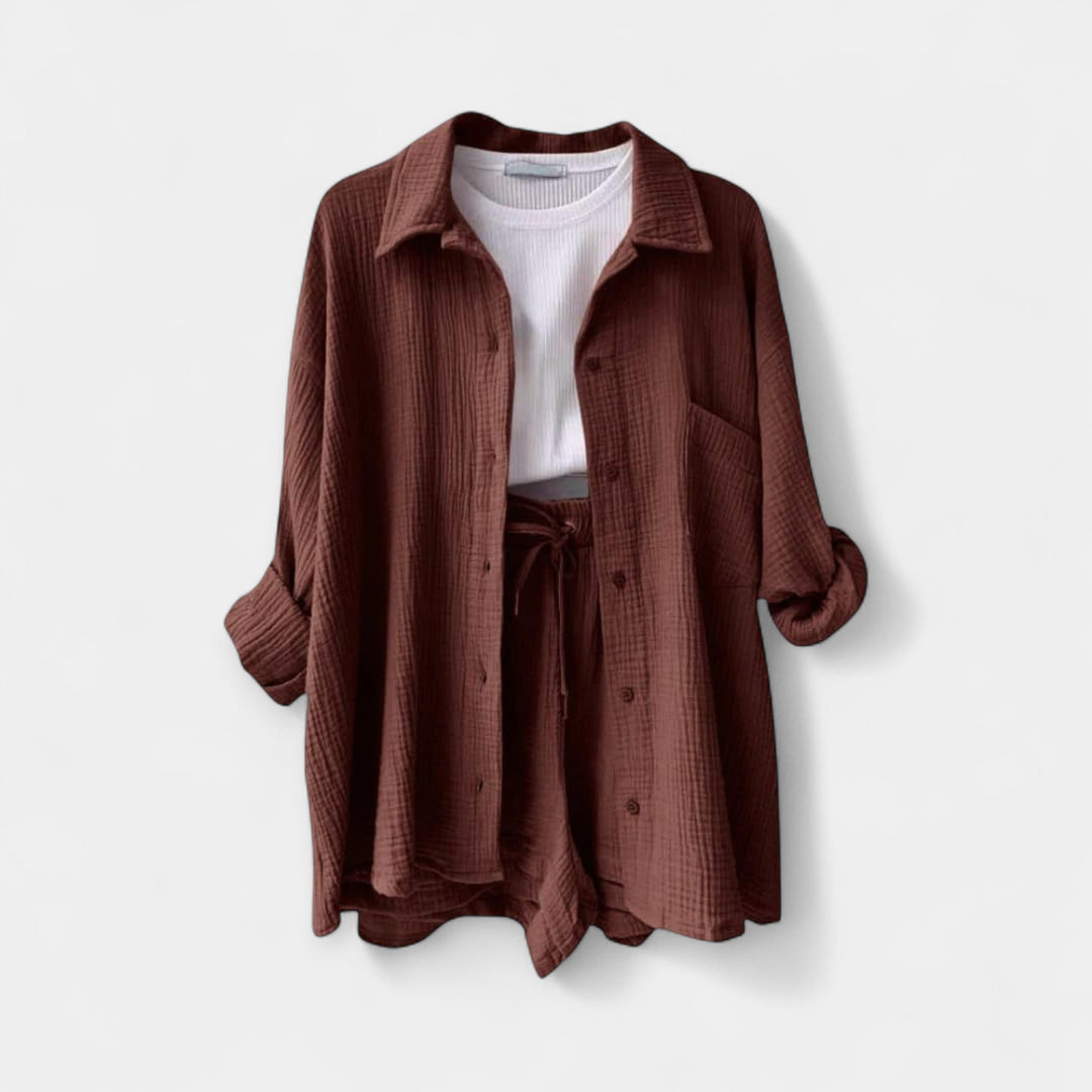 Dvodijelni Letnji Set Top - Šorts