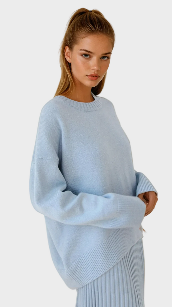 Elin - Oversized džemper sa okruglim izrezom