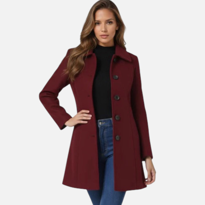 Josephine - Zimski trench coat sa jednim dugmetom