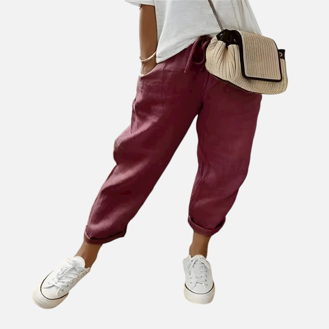 Selene - pantalone od pamučnog platna