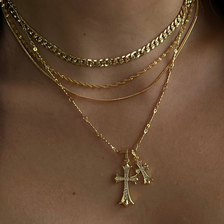 Dvostruki Uvrnuti Ogrlica