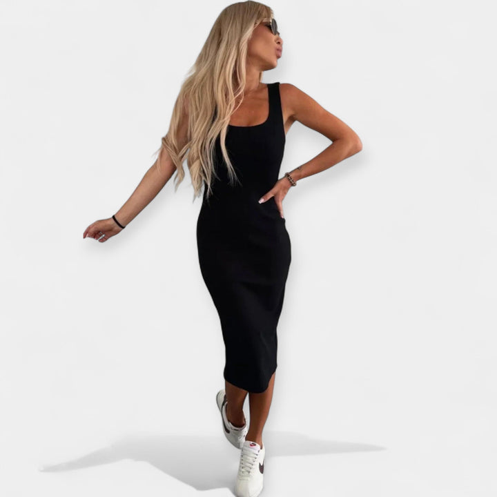 Комплект миди хаљине и бомбер јакне