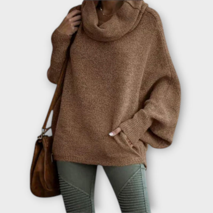 Ulrike - Elegantni ženski pulover sa turtleneck-om