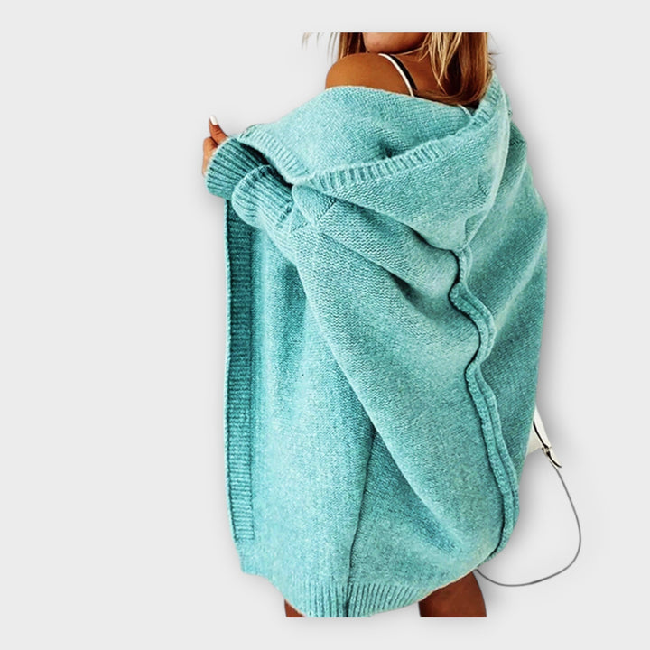 Maya - Pletena Jakna sa Kapuljačom