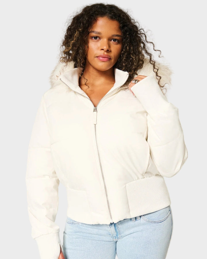 Lia - Zimska Jakna sa Uklonjivom Kapuljačom