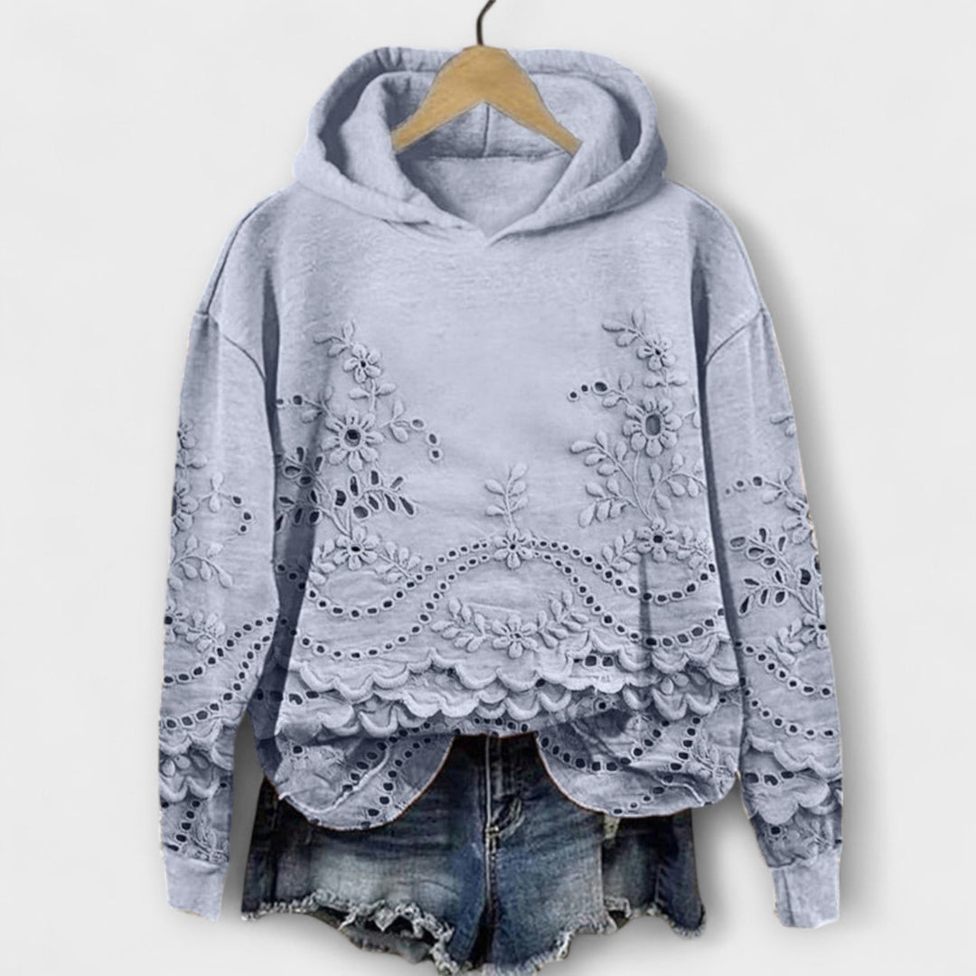 Grace – Vintage Hoodie sa cvetnim dezenom