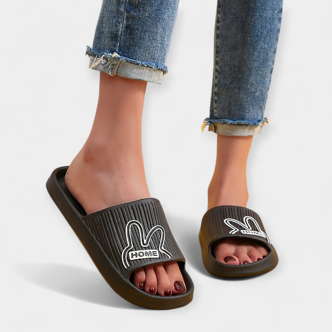 Ženske Papuče sa Crtanjem i Otvorenim Prstima