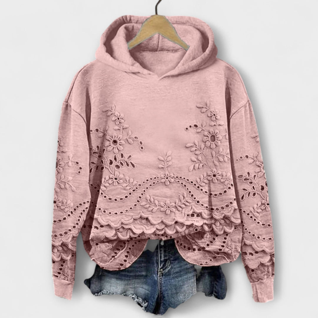 Grace – Vintage Hoodie sa cvetnim dezenom