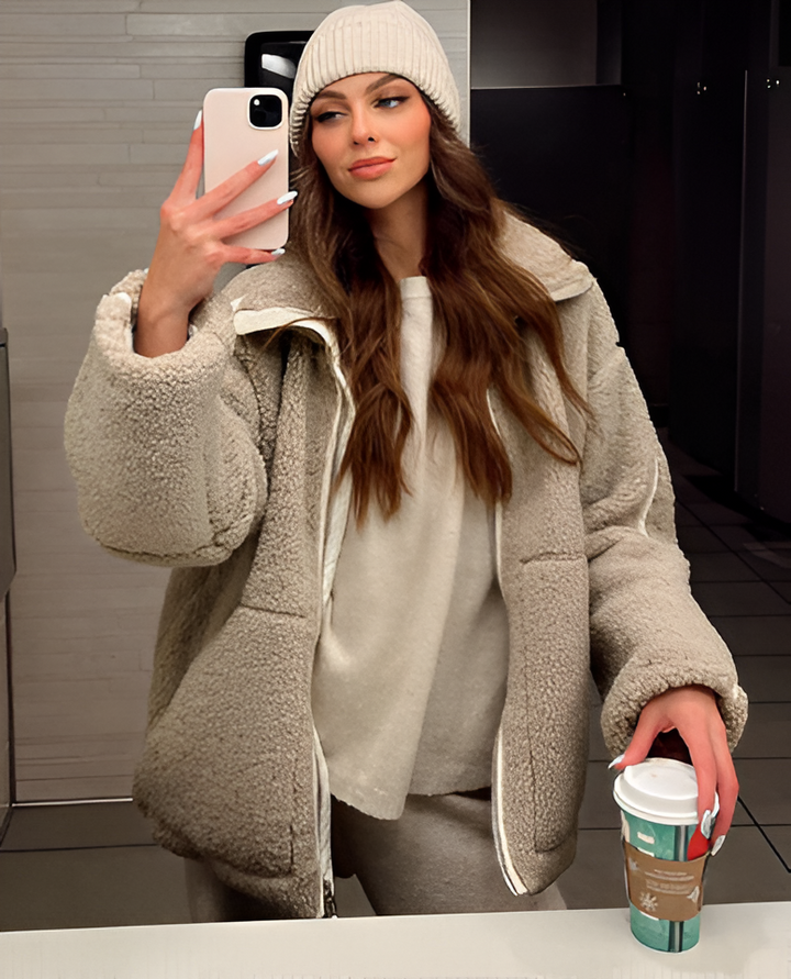Frostella – Oversized Fleece Jakna