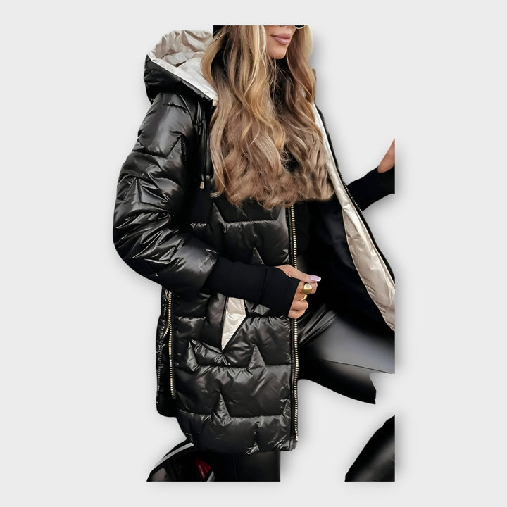 Пуховик са капуљачом