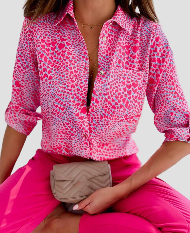 Elisa - Klasična Bluza sa Ovratnikom